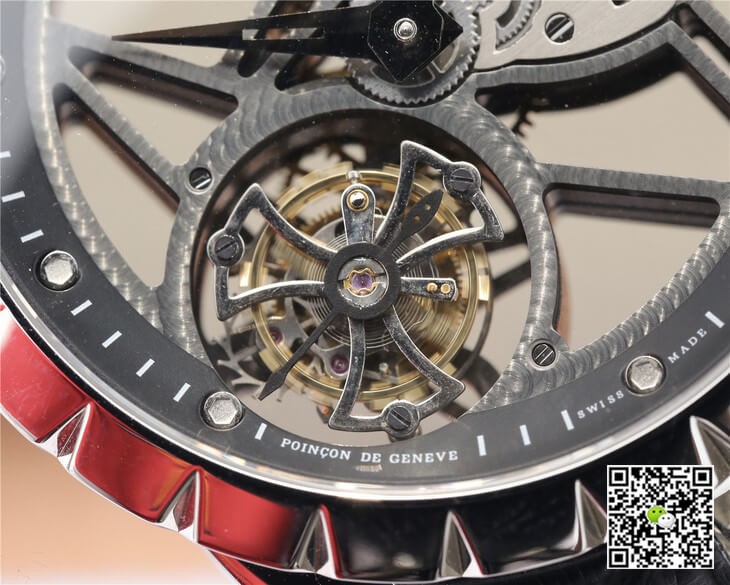 Roger Dubuis Excalibur RDDBEX0260 JB Factory Skeleton Tourbillon Dial