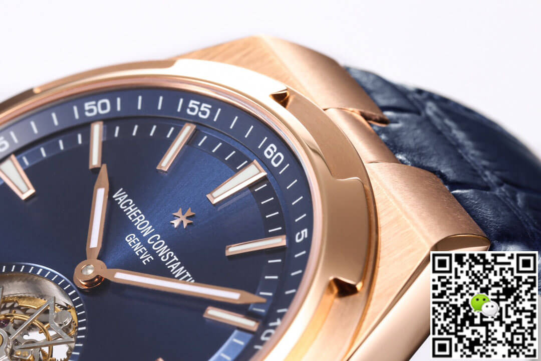 Vacheron Constantin Overseas Tourbillon 6000V/110R-B733 BBR Factory Blue Leather Strap