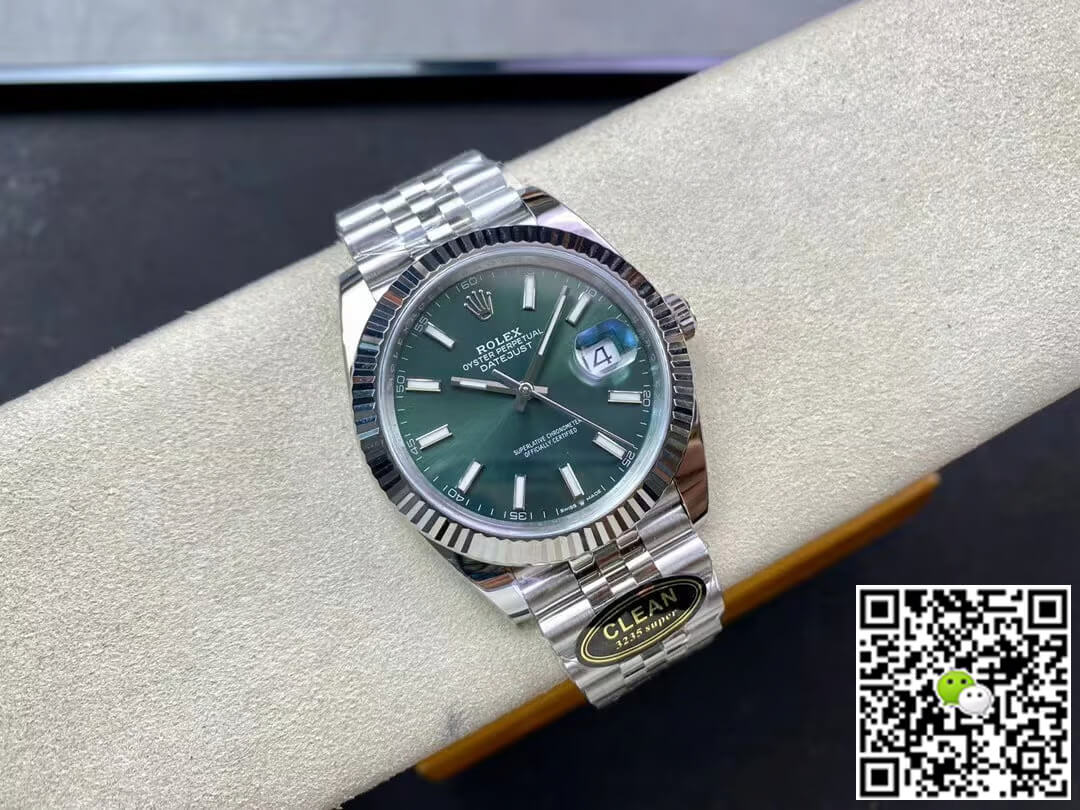 Rolex Datejust M126334-0027 Clean Factory Mint Green Dial