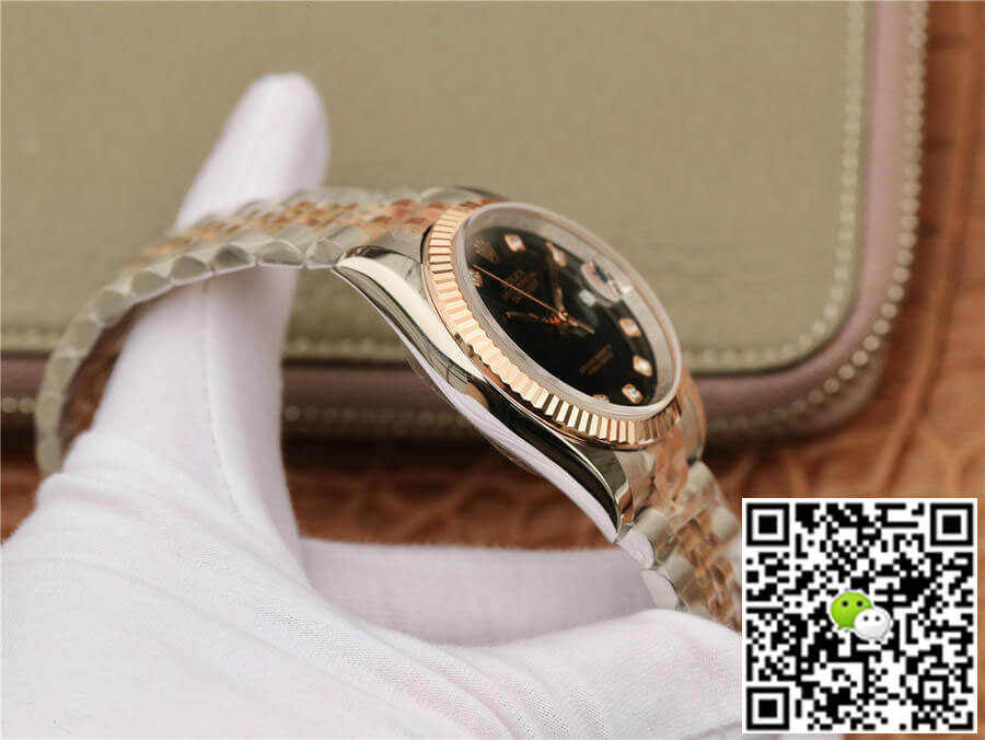 Rolex Datejust 116231 GM Factory Black Diamond Dial