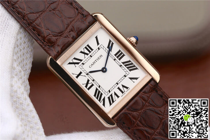 Cartier Tank W5200025 K11 Factory White Dial