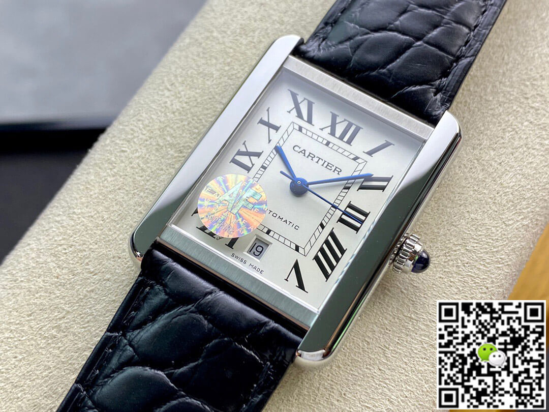 Cartier Tank W5200027 AF Factory Stainless Steel Case