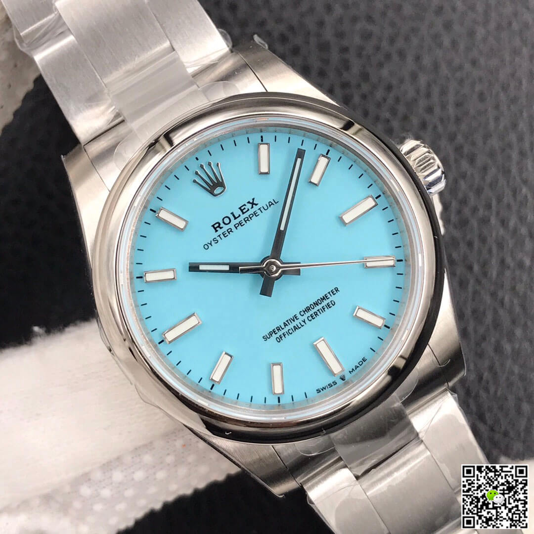 Rolex Oyster Perpetual M277200-0007 31MM EW Factory Turquoise Blue Dial
