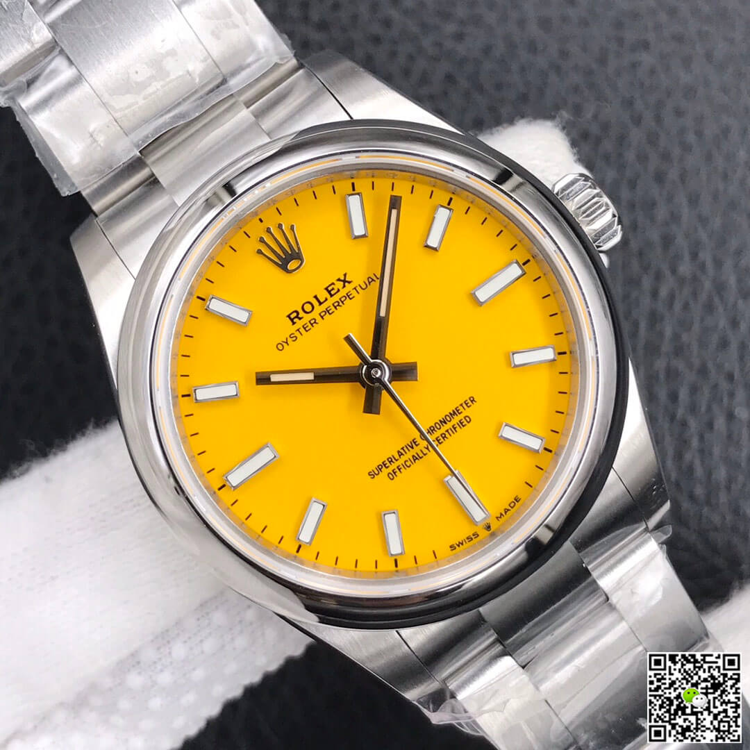 Rolex Oyster Perpetual M277200-0005 31MM EW Factory Yellow Dial