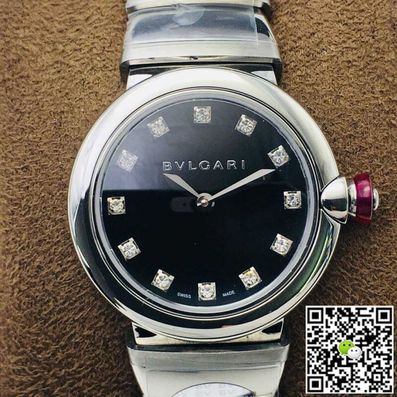 Bvlgari LVCEA BV Factory Stainless Steel Black Dial