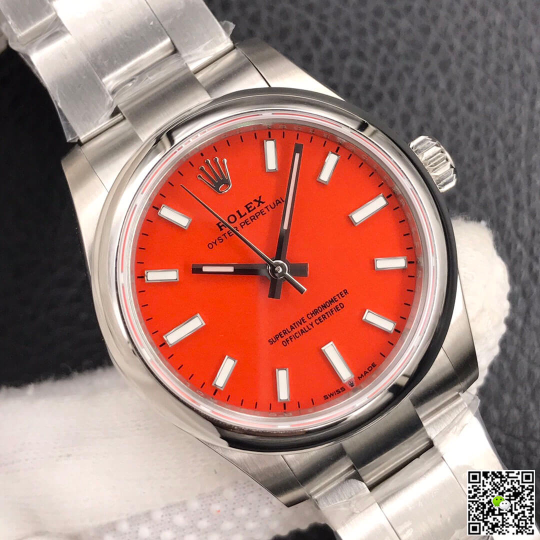 Rolex Oyster Perpetual M277200-0008 31MM EW Factory Coral Red Dial