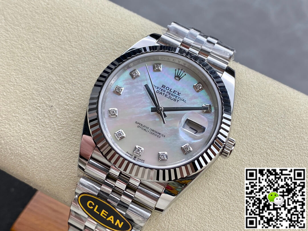 Rolex Datejust M126334-0020 Clean Factory Mother-of-pearl Dial