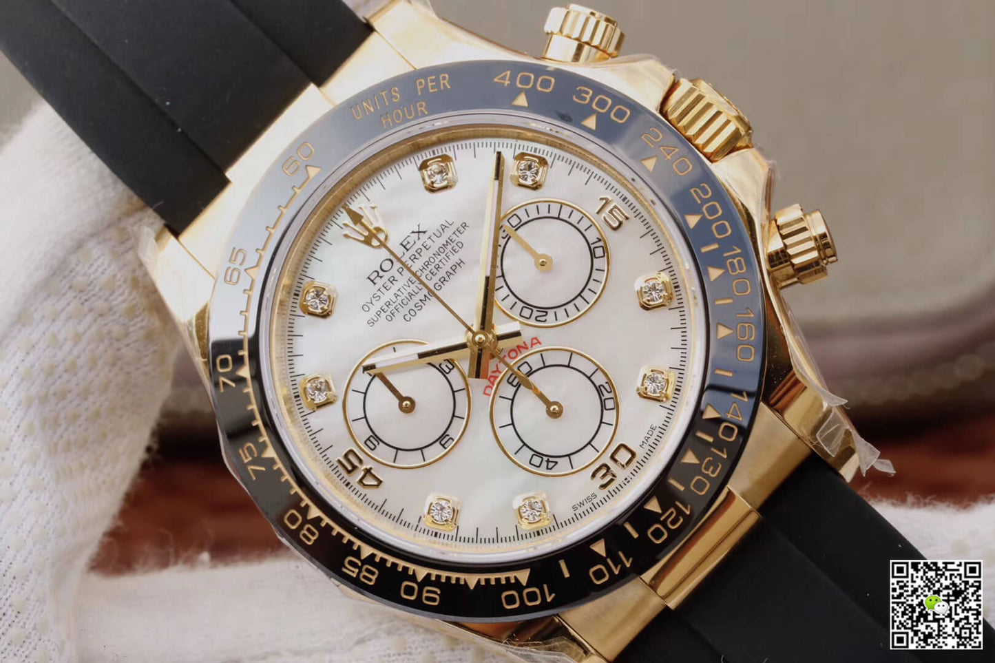 Rolex Daytona Cosmograph M116518ln-0037 JH Factory V6 Diamond Dial