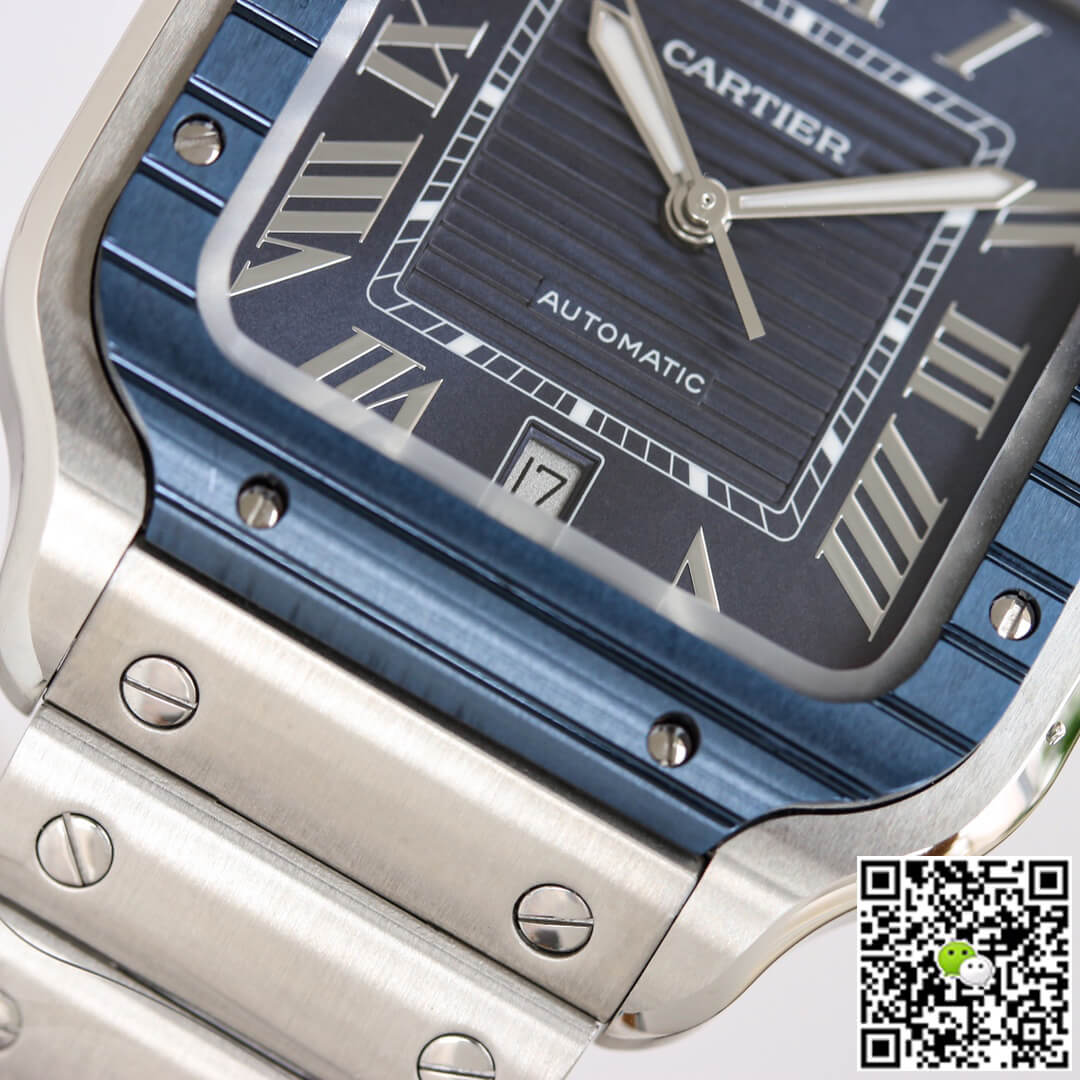 Santos De Cartier GF Factory Stainless Steel Blue Dial