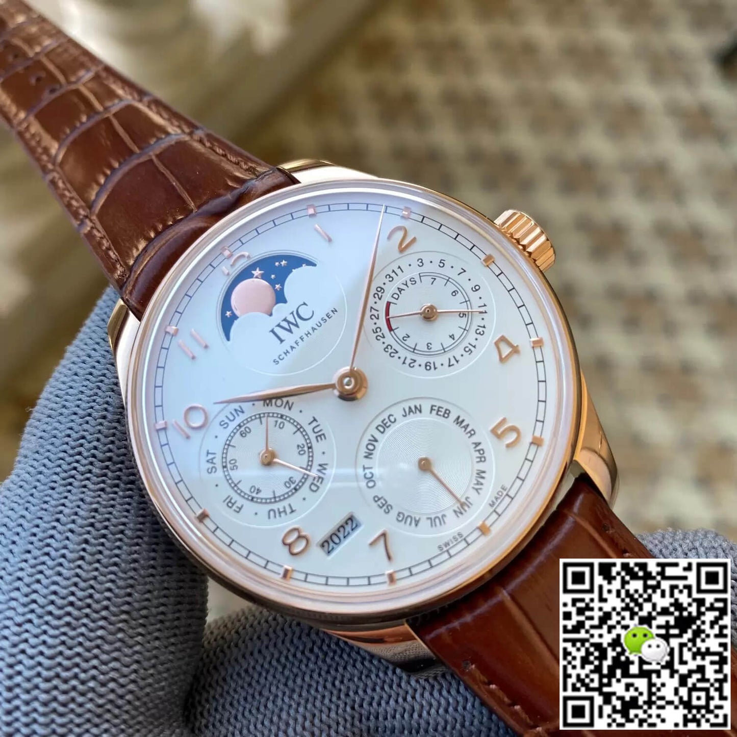 IWC Portuguese Perpetual Calendar IW503302 APS Factory Red Gold