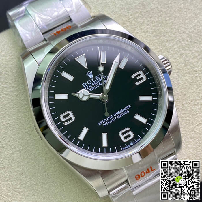 Rolex Explorer M124270-0001 36MM EW Factory Black Dial