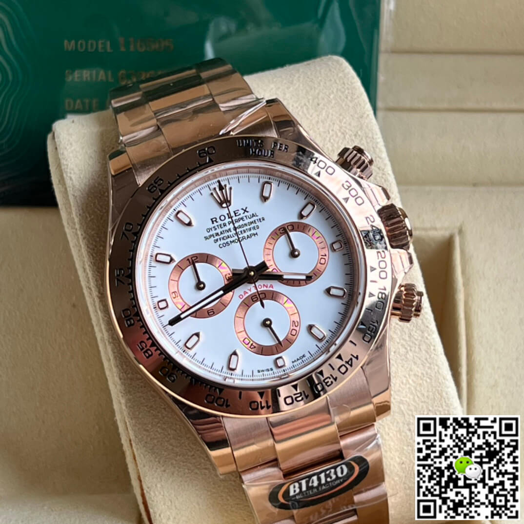 Rolex Daytona M116505-0010 BT Factory White Dial