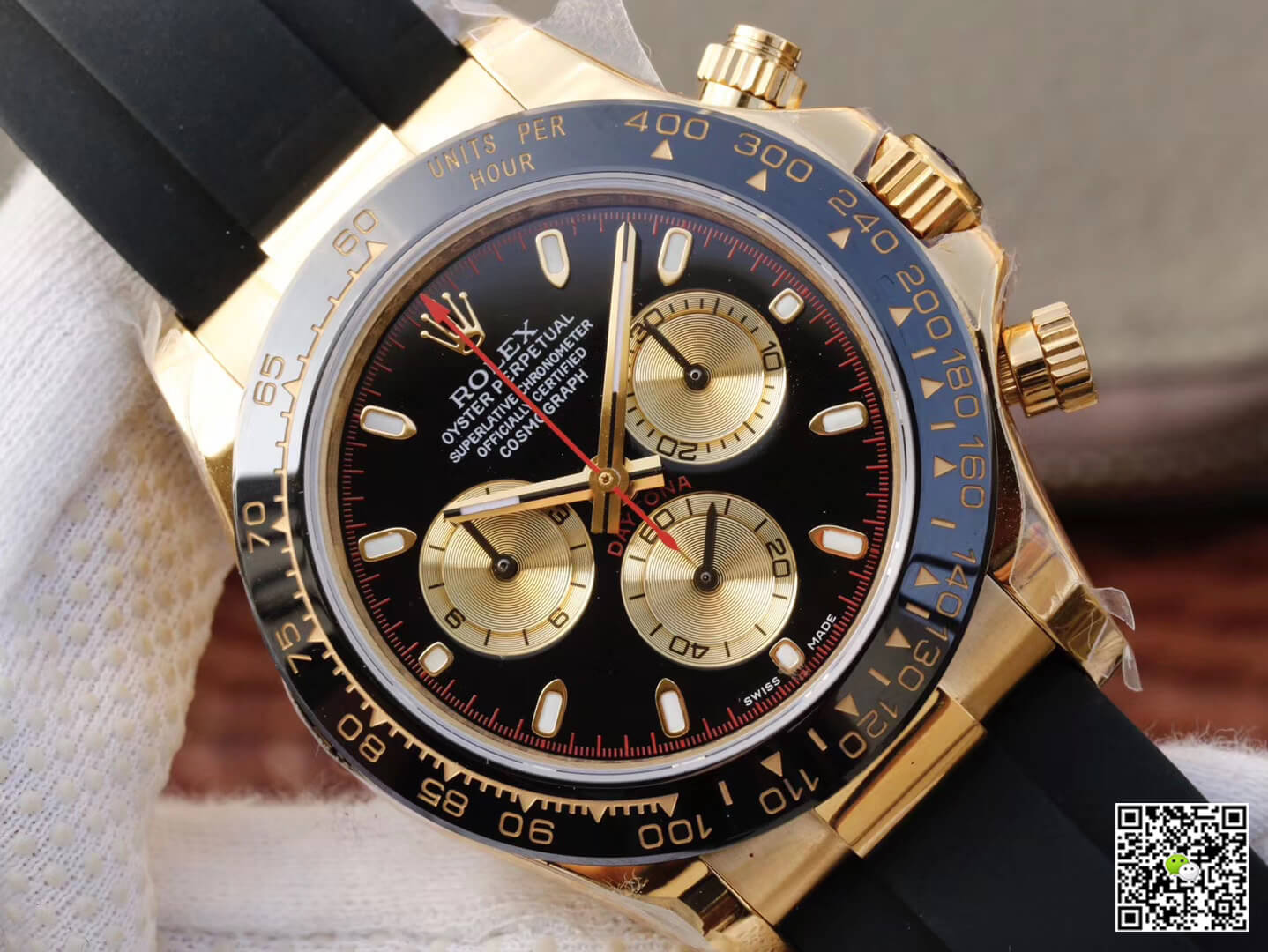 Rolex Daytona Cosmograph M116518ln-0047 JH Factory Black Dial