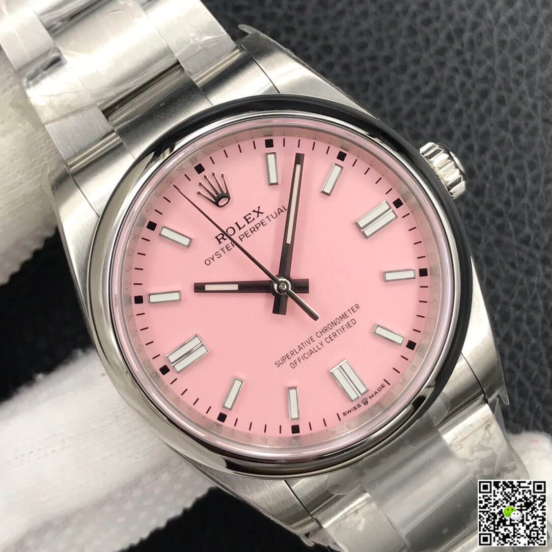 Rolex Oyster Perpetual M126000-0008 36MM EW Factory Candy Pink Dial