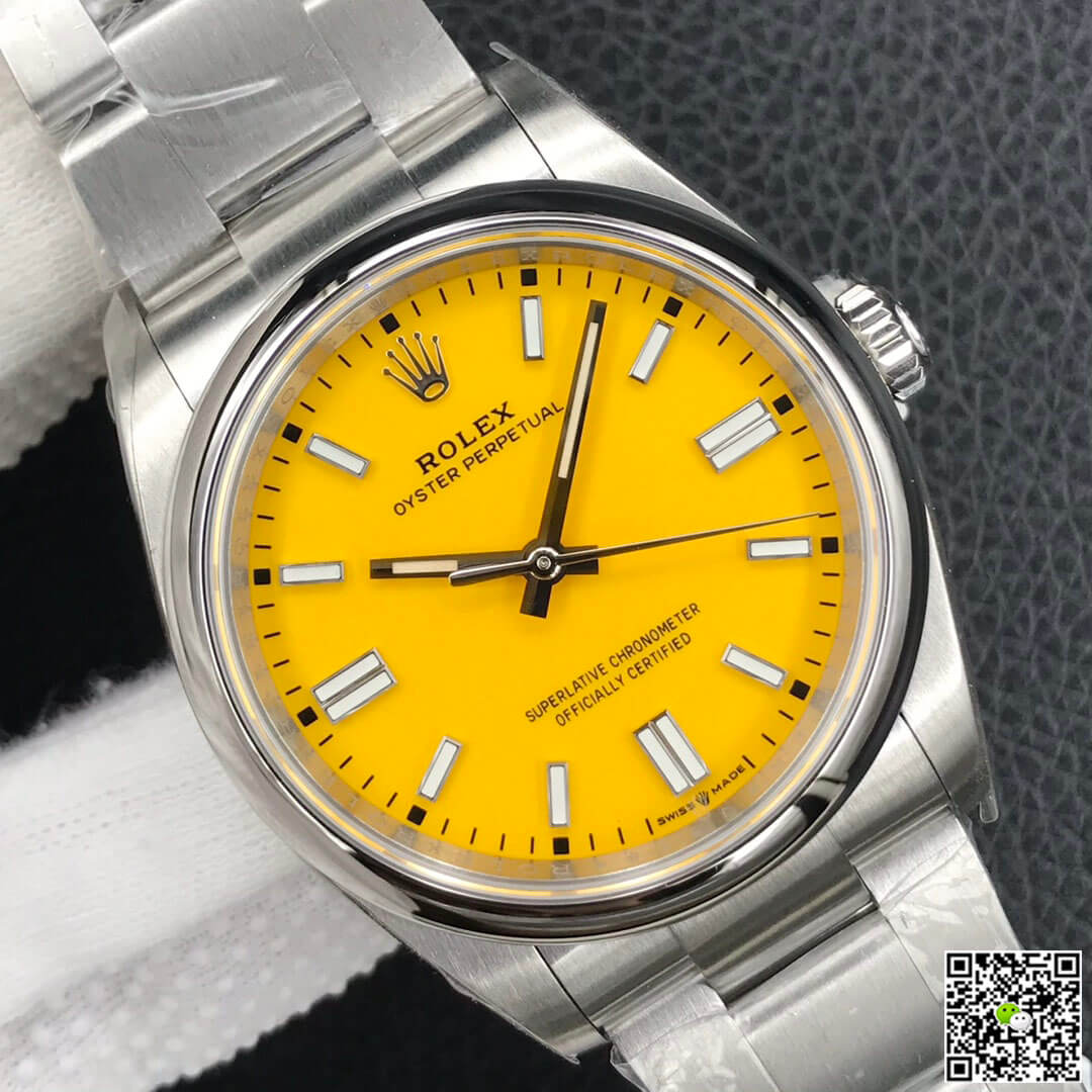 Rolex Oyster Perpetual M126000-0004 36MM EW Factory Yellow Dial