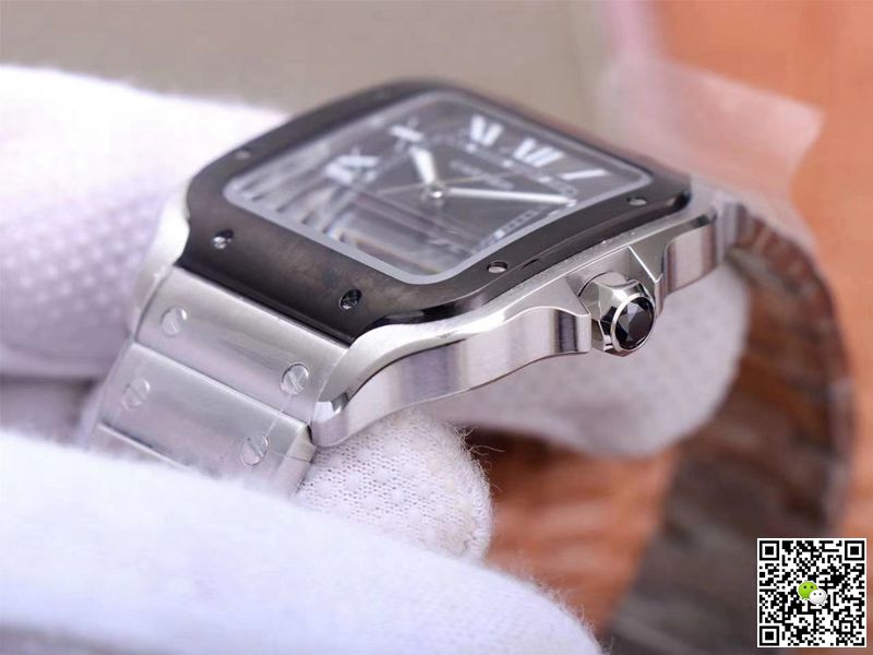 Cartier Santos de Large WSSA0037 V6 Factory Gray Dial