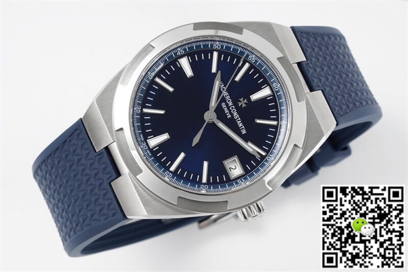 Vacheron Constantin Overseas 4500V PPF Factory Blue Rubber Strap