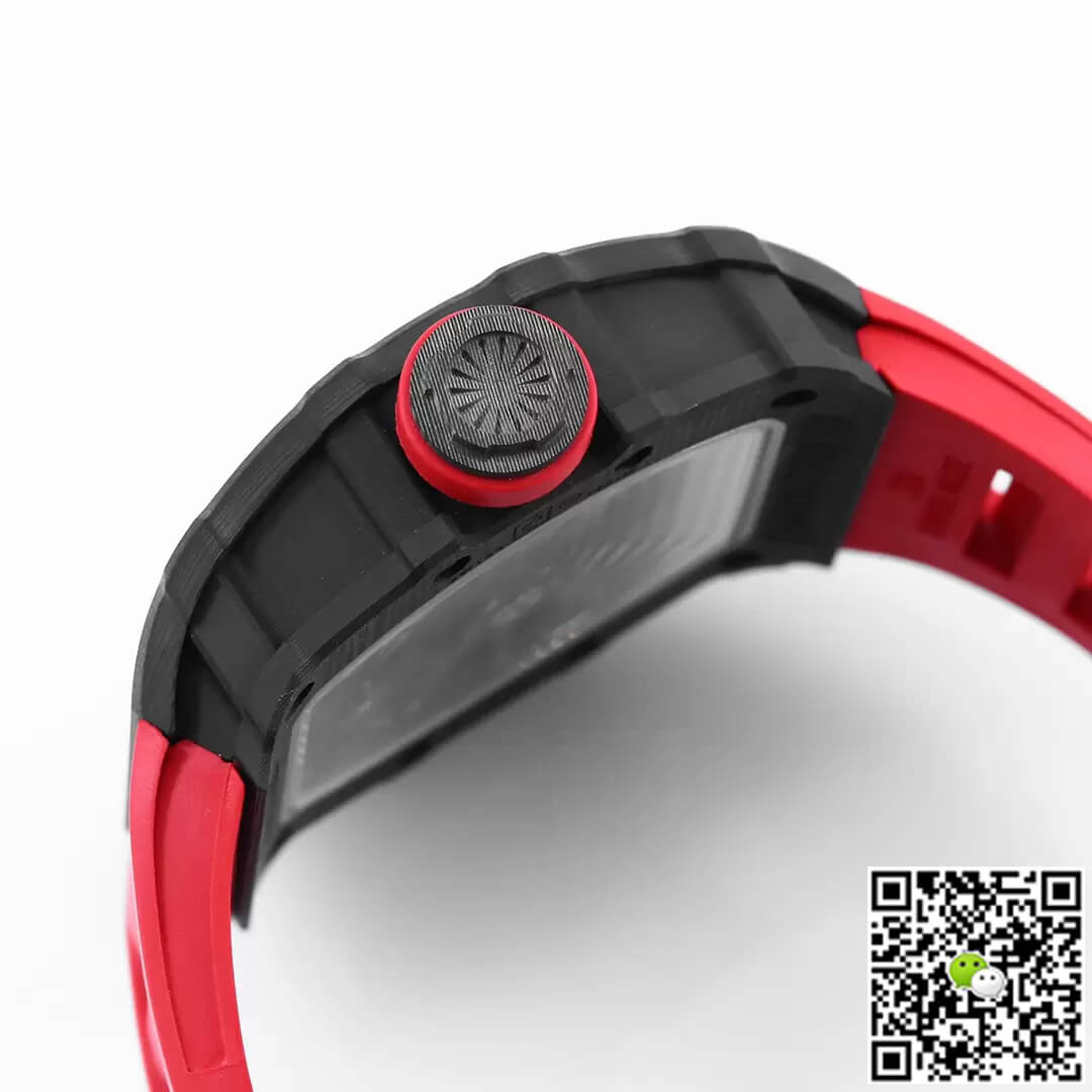 Richard Mille RM35-02 BBR Factory Red Rubber Strap