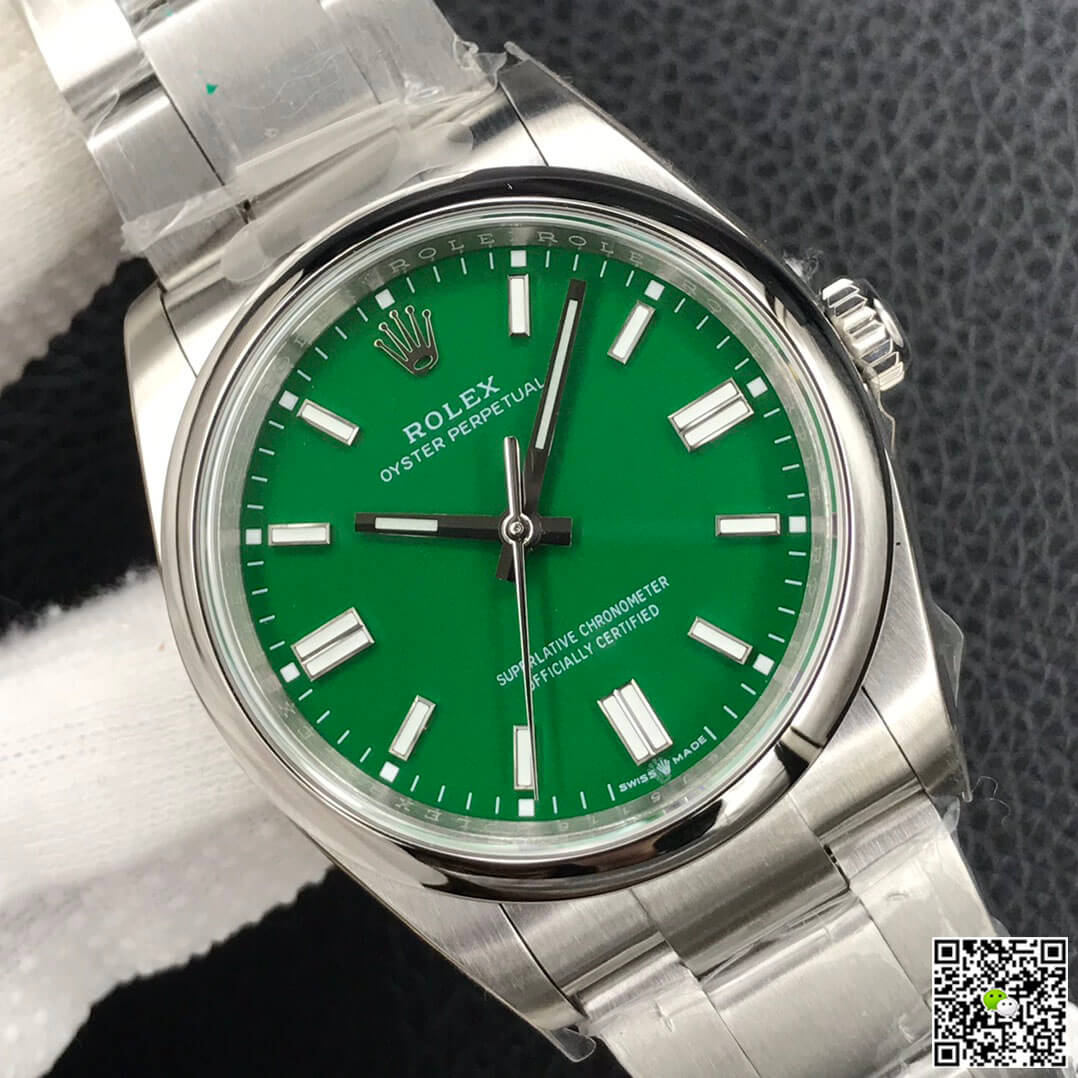 Rolex Oyster Perpetual M126000-0005 36MM EW Factory Green Dial