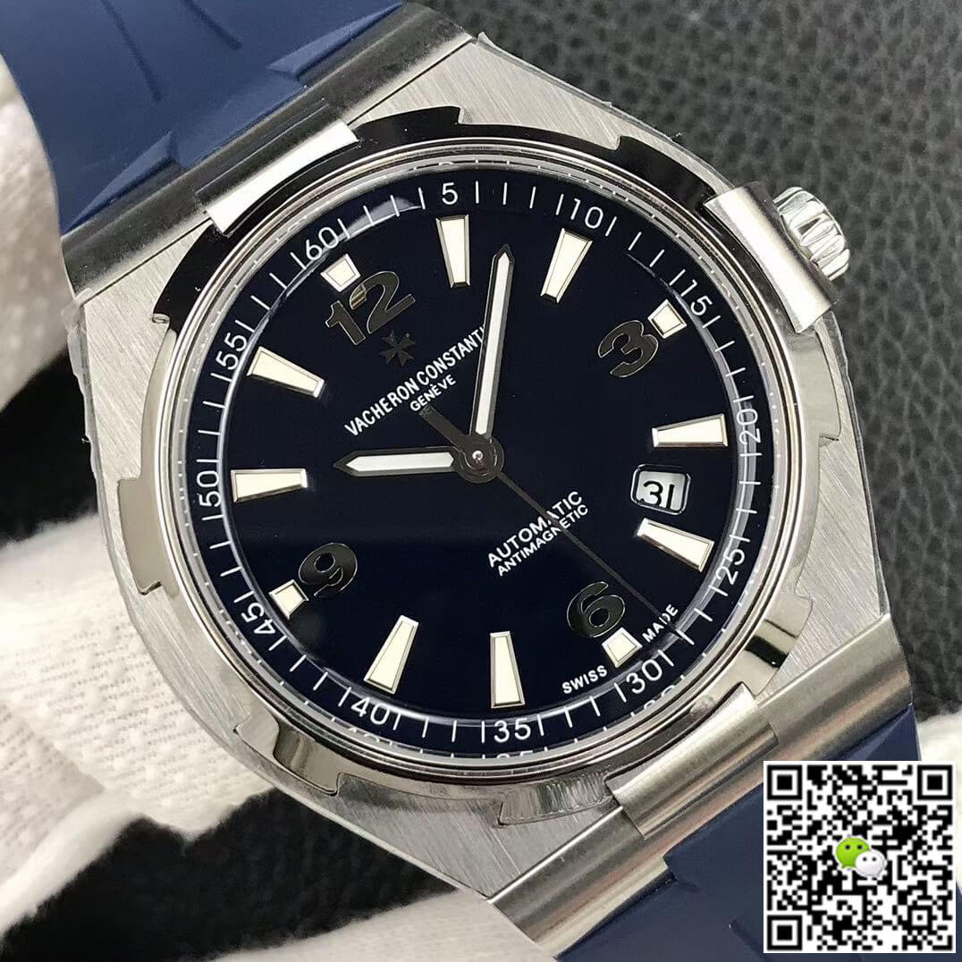 Vacheron Constantin Overseas 47040 8F Factory Blue Rubber Strap