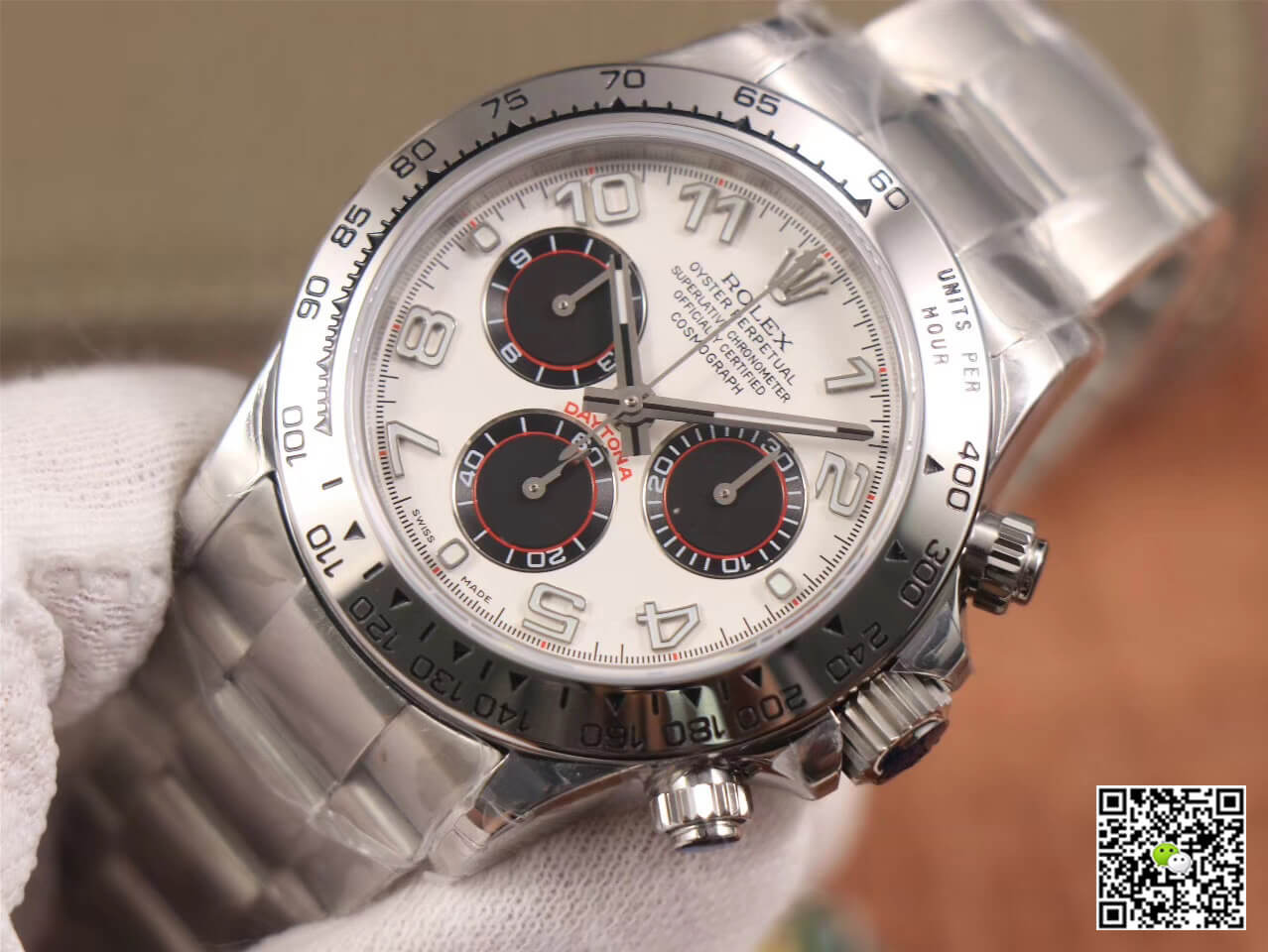 Rolex Daytona Cosmograph 116509 JH Factory White Dial