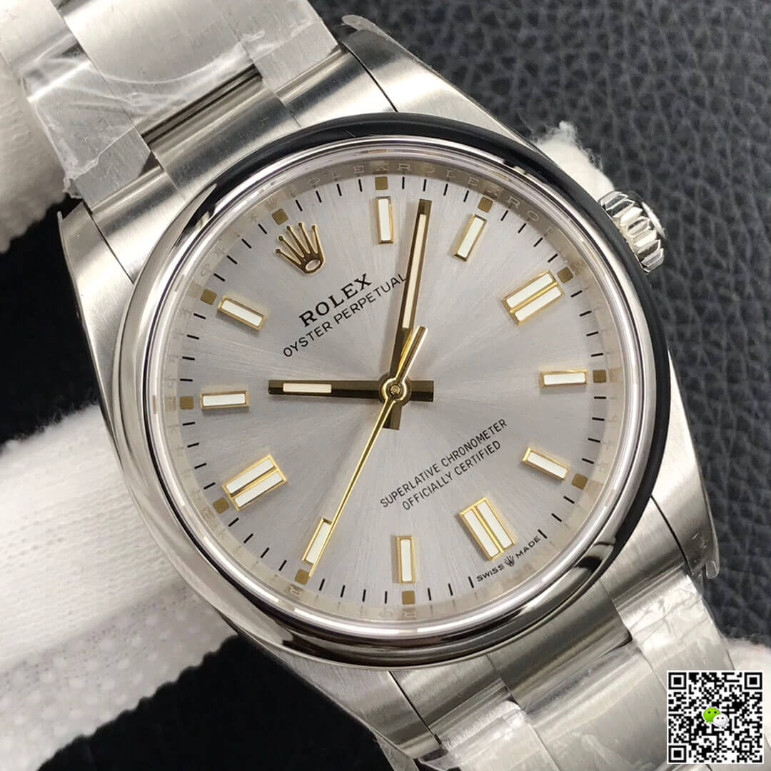 Rolex Oyster Perpetual M126000-0001 36MM EW Factory Silver Dial