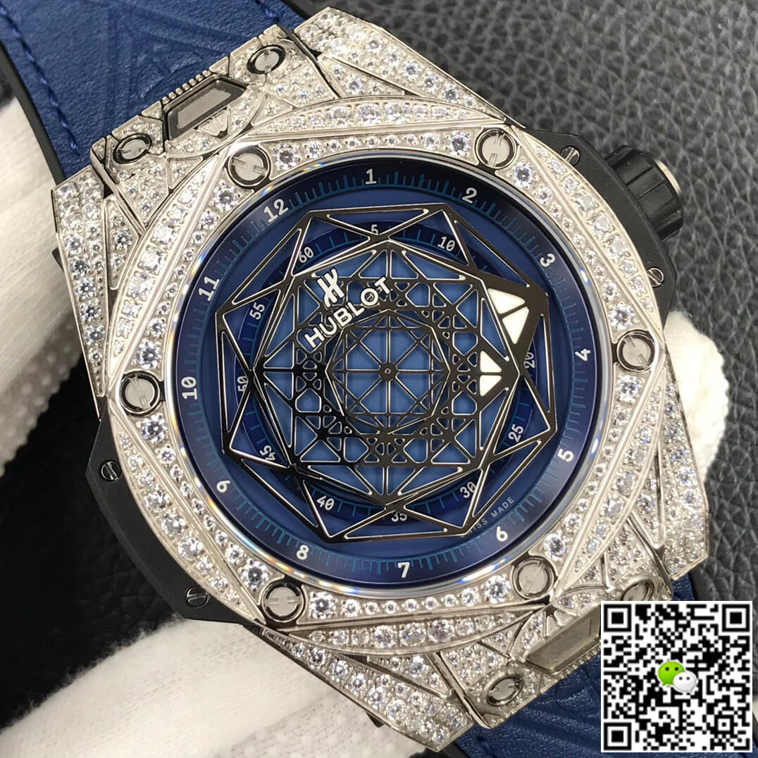 Hublot Big Bang WWF Factory Titanium Full Diamond Case
