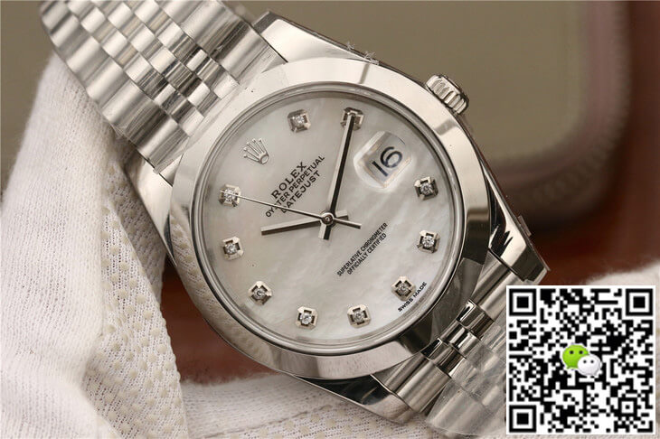 Rolex Datejust M126300 EW Factory Diamond-set Dial