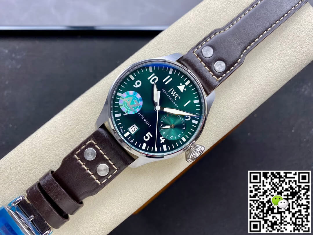 IWC Pilot IW501015 AZ Factory Green Dial