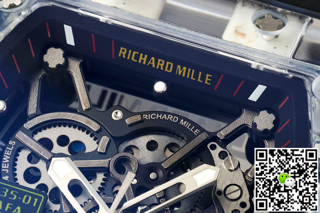 Richard Mille RM35-01 RM Factory Black Rubber Strap
