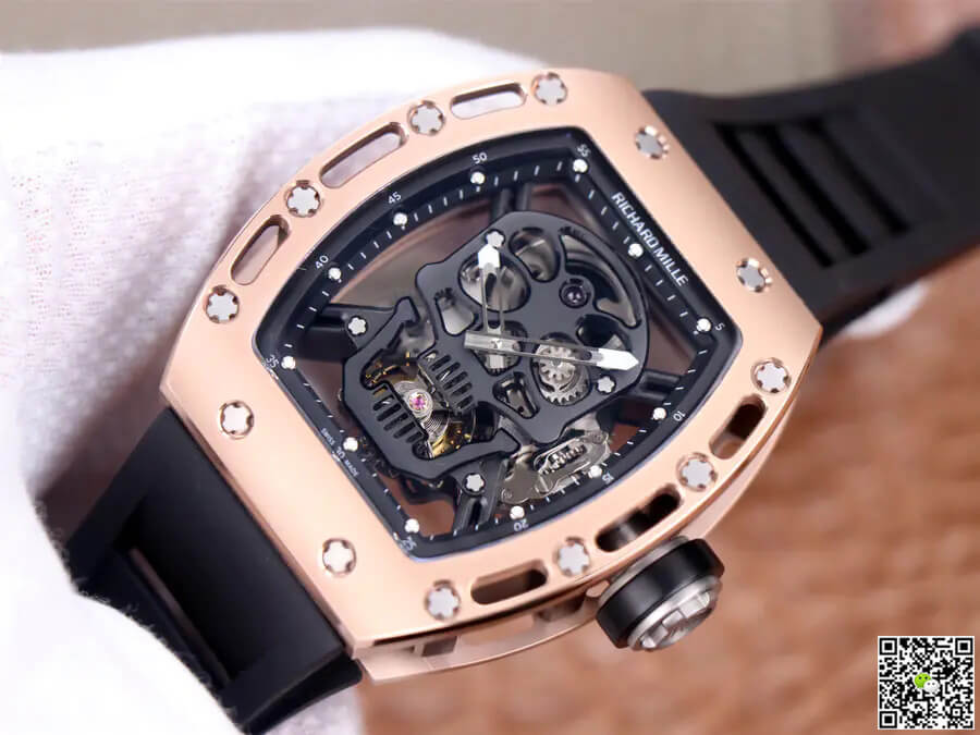 Richard Mille RM52-01 Tourbillon JB Factory Ceramic Skull Dial