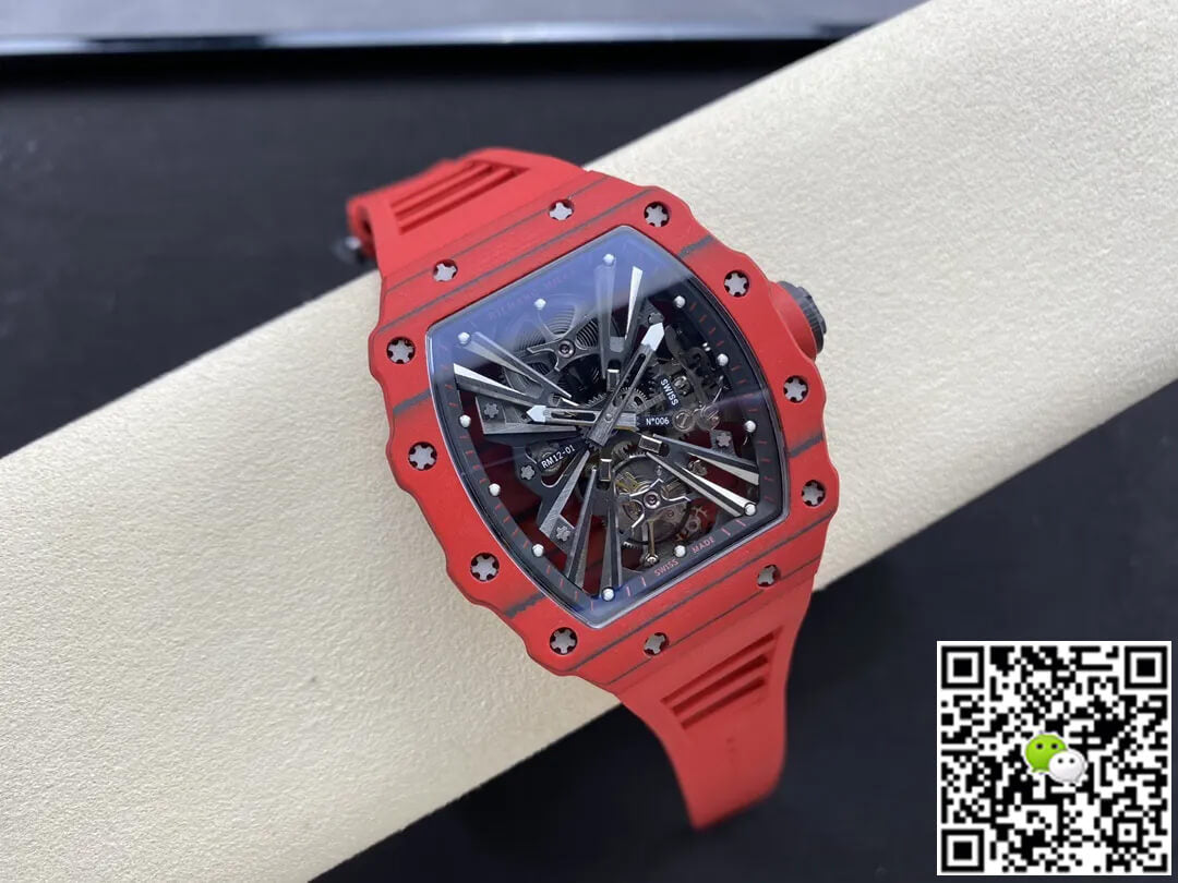 Richard Mille RM12-01 Tourbillon RM Factory Red Rubber Strap