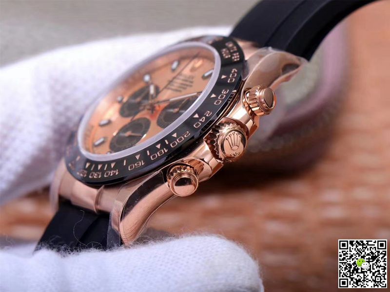 Rolex Daytona M116515LN-0021 Noob Factory Pink Dial 4130 Movement