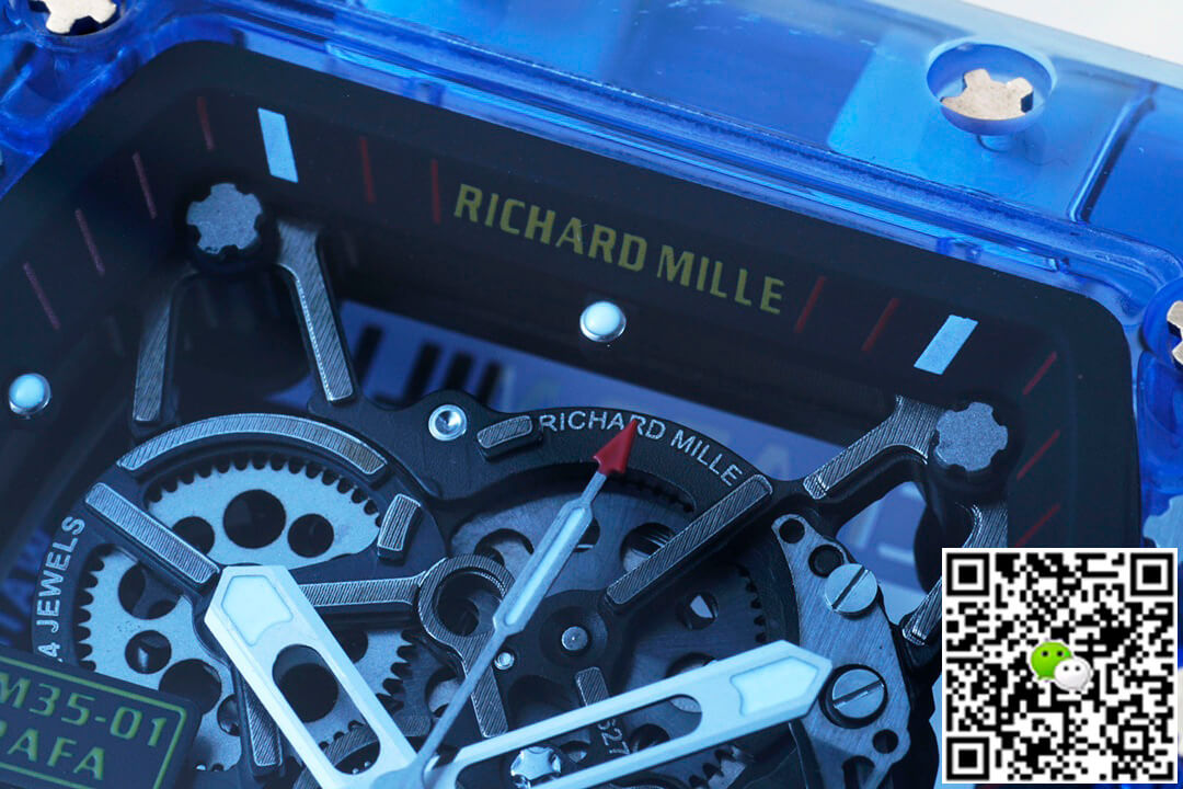 Richard Mille RM35-01 RM Factory Blue Skeleton Dial