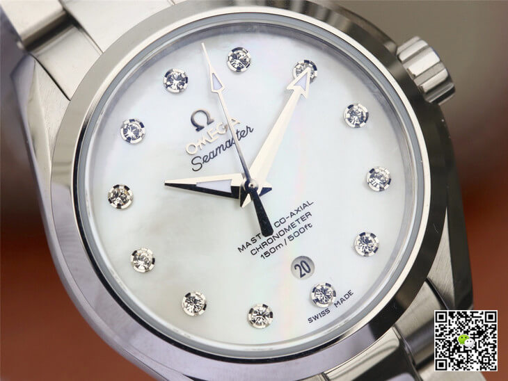 Omega Seamaster 231.10.34.20.55.002 Aqua Terra 150M 3S Factory Diamond Dial
