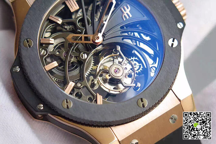 Hublot Big Bang Hollow Tourbillon Skeleton Dial