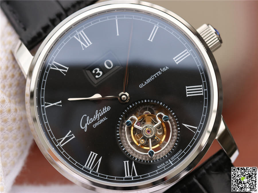 Glashutte Original Senator Excellence Tourbillon 1-94-03-04-04-04 R8 Factory V3 Black Dial