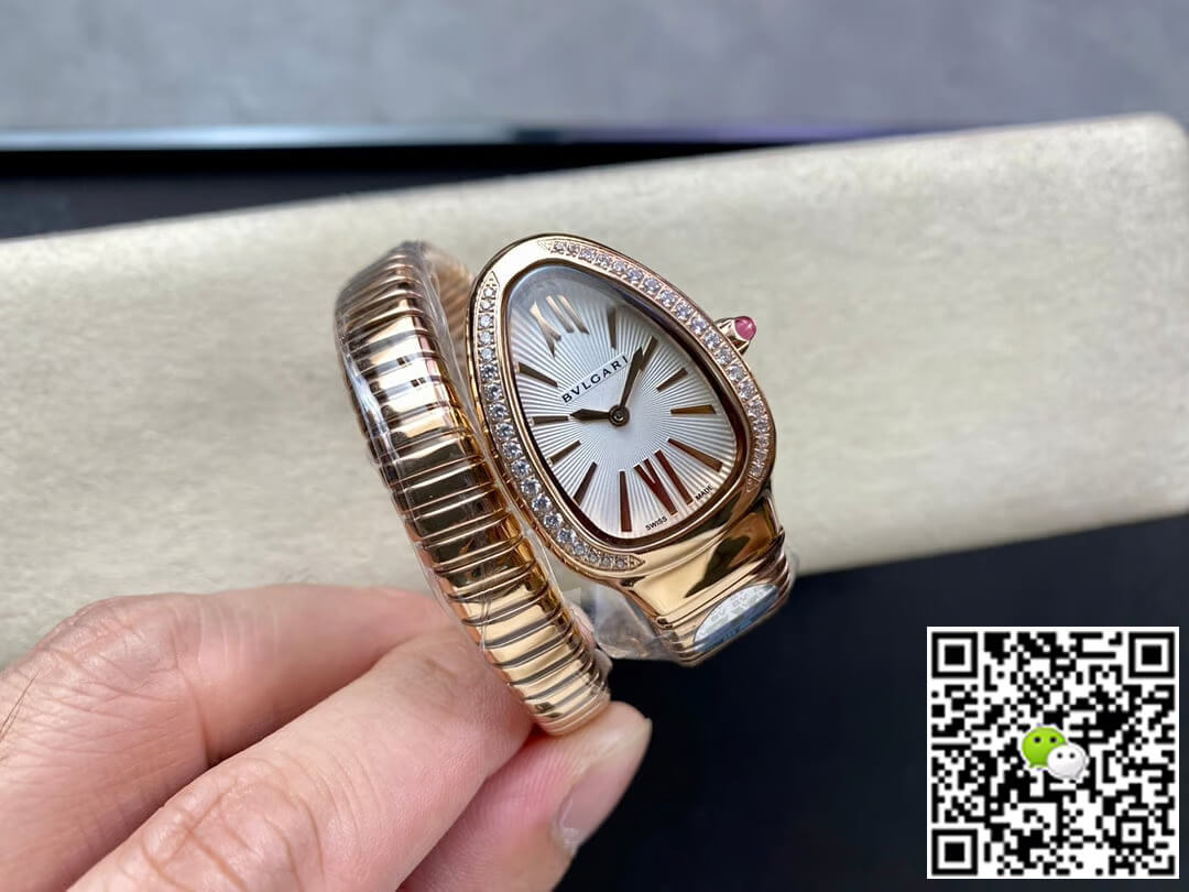 Bvlgari Serpenti 103003 BV Factory Silvery White Dial