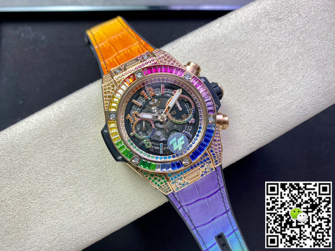 Hublot BIG BANG Unico 411.OX.9910.LR.0999 ZF Factory Rose Gold Skeleton Dial