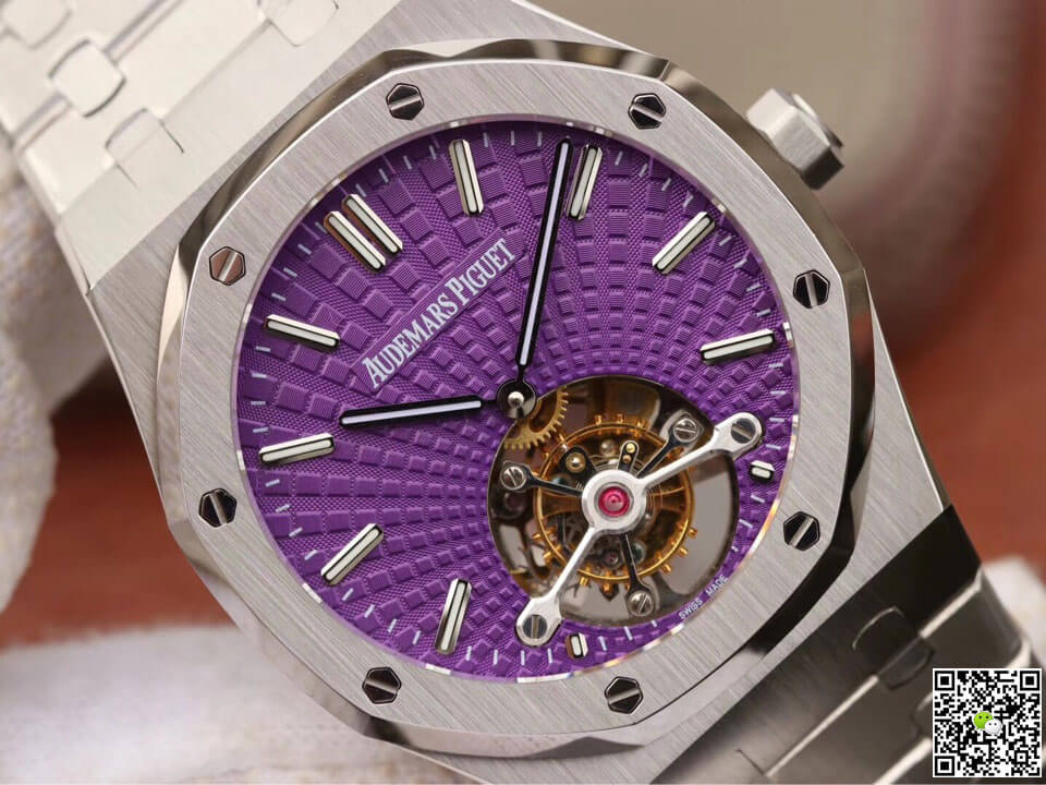 Audemars Piguet Royal Oak Tourbillon 26522ST.OO.1220ST.01 JF Factory Purple Dial