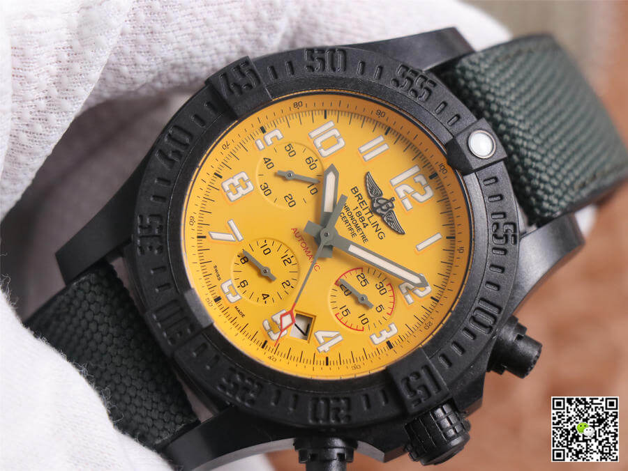 Breitling Avenger Hurricane 12H XB0180E41I1W1 GF Factory V2 Yellow Dial