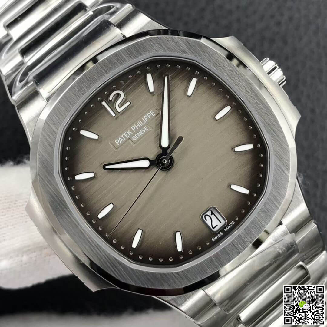 Patek Philippe Nautilus Ladies 7118/1A-011 3K Factory Grey Dial