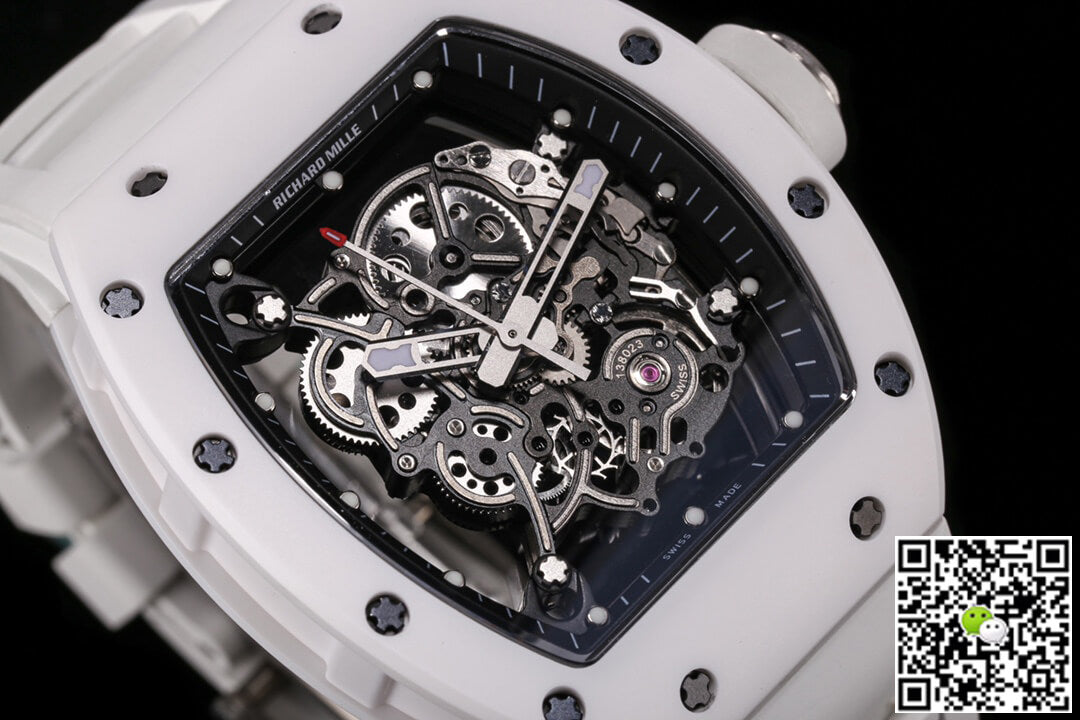 Richard Mille RM-055 BBR Factory White Ceramic