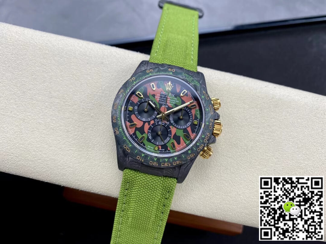 Rolex Daytona Cosmograph Diw Custom Version Noob Factory Green Strap