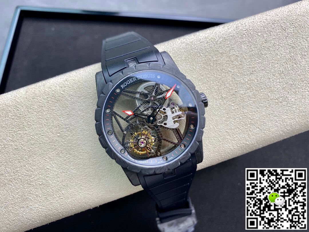 Roger Dubuis Excalibur DBEX0577 BBR Factory Tourbillon Carbon Fiber Case