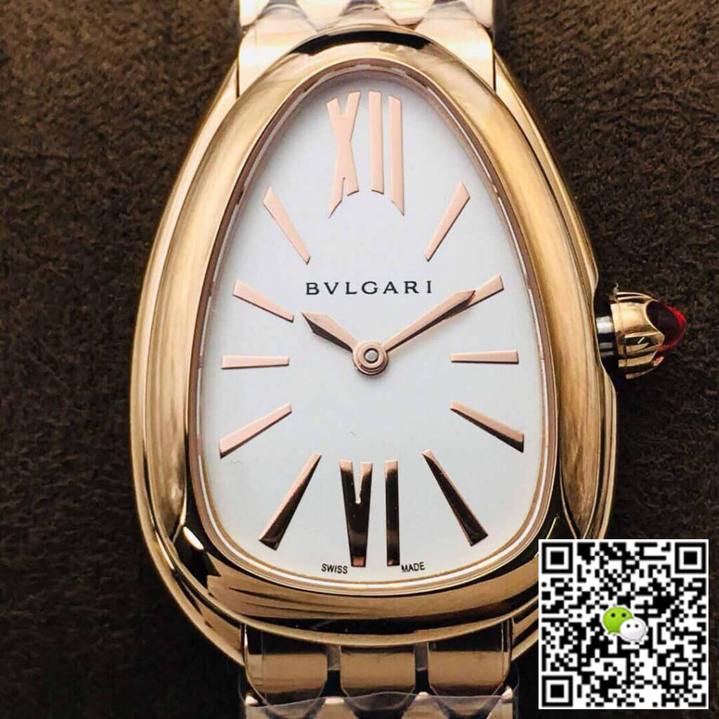 Bvlgari Serpenti 103145 BV Factory Rose Gold White Dial