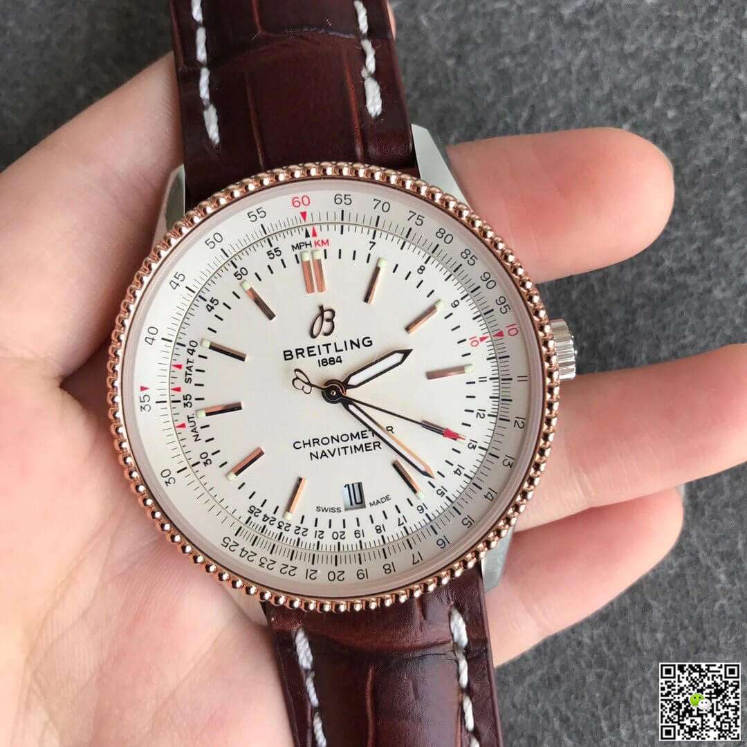 Breitling Navitimer 1 U17326211G1P2 V7 Factory Cowhide Strap