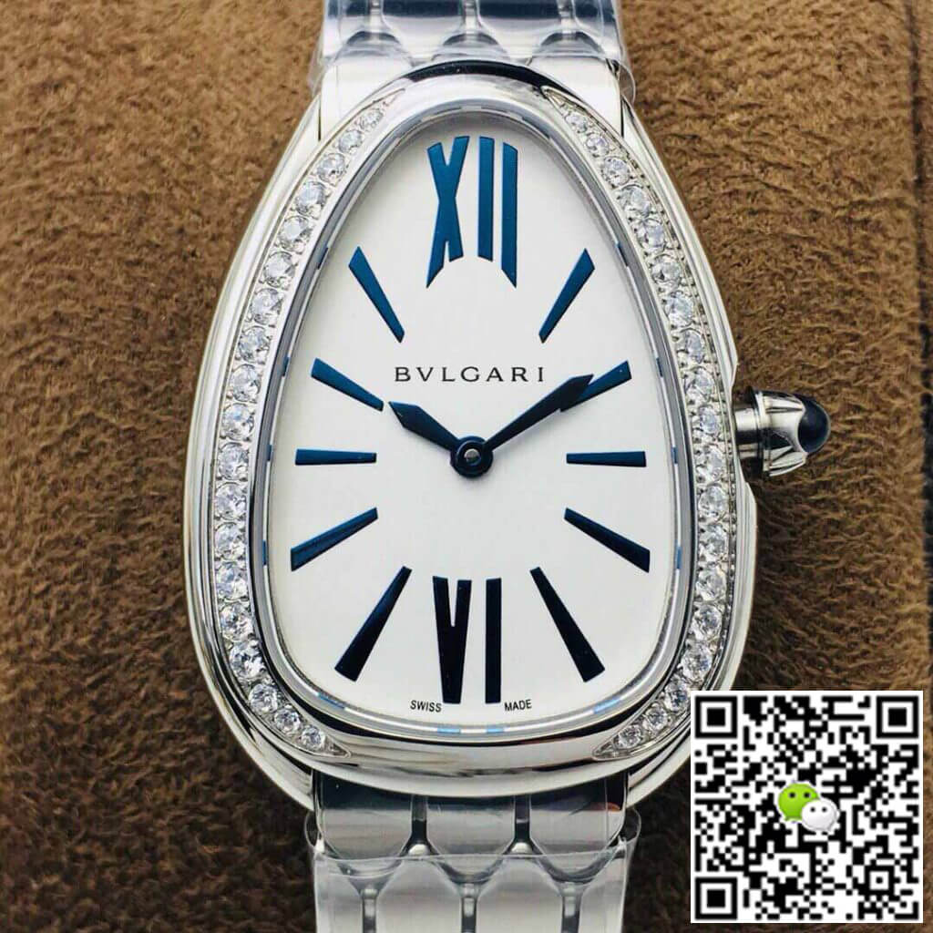 Bvlgari Serpenti 103148 BV Factory Diamond White Dial