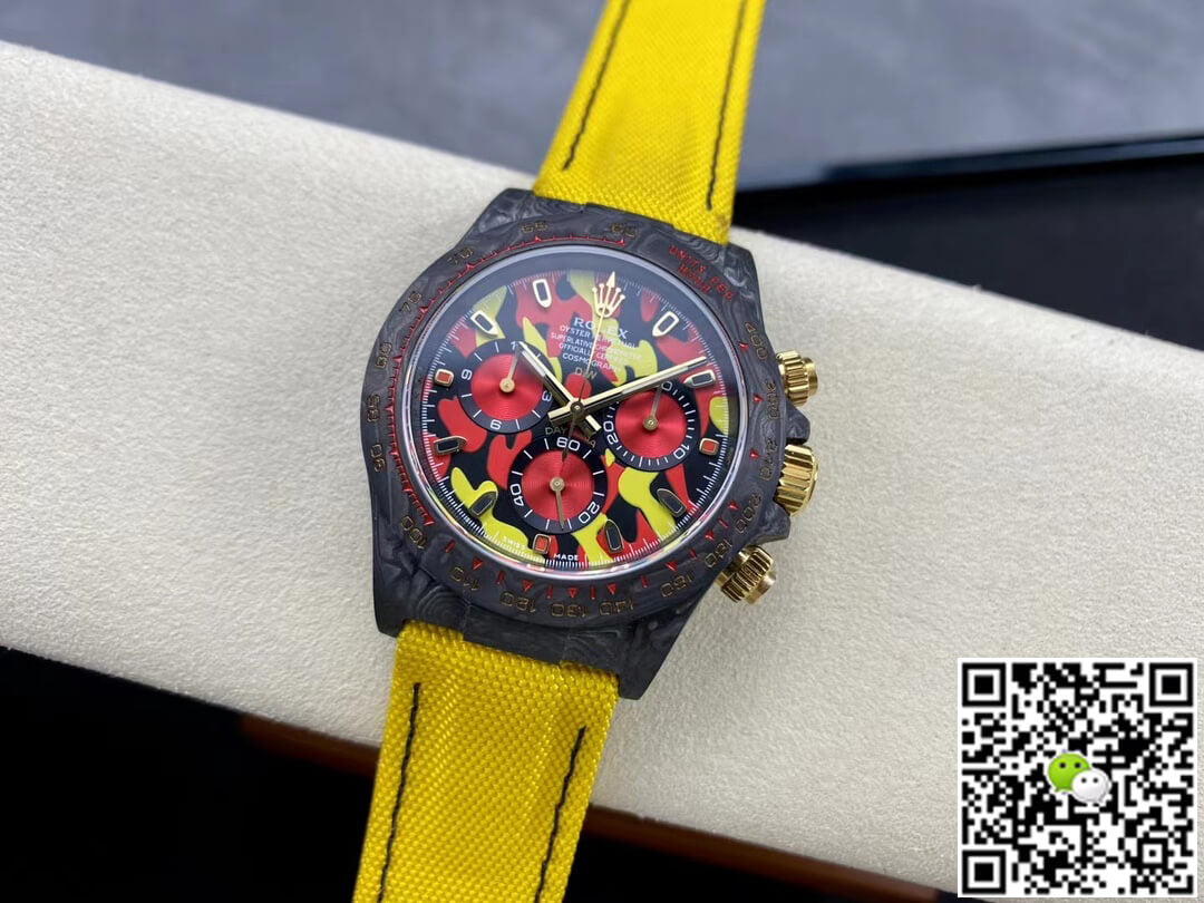 Rolex Daytona Cosmograph Diw Custom Version Noob Factory Yellow Strap