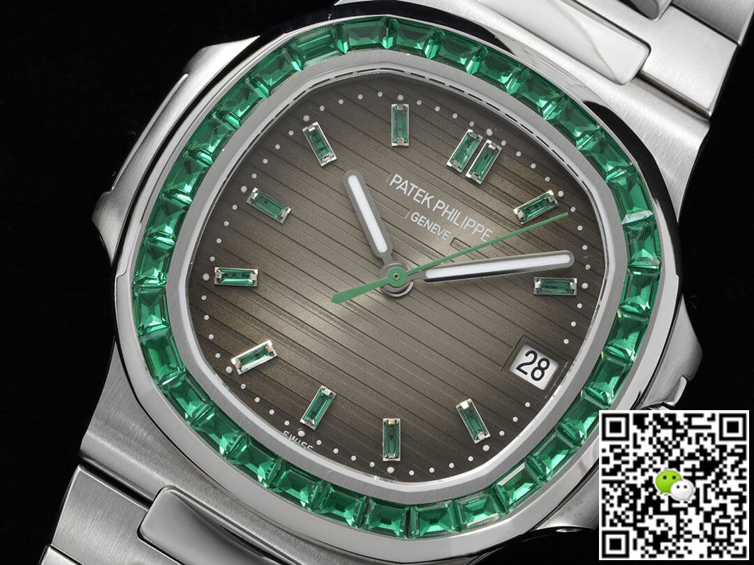Patek Philippe Nautilus 5711 GR Factory Green Diamond Bezel